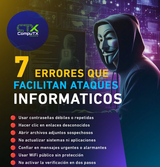 Errores que facilitan ataques informaticos